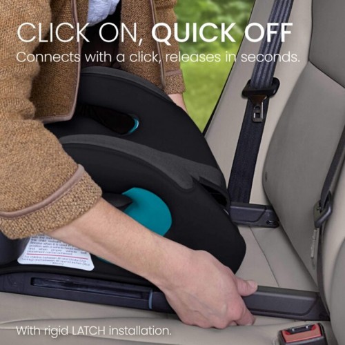 Britax UpNGo Click Backless Booster Car Seat – Lightweight and Slim with Rigid LATCH | 18.1 - 54.4kg | 116.8 - 160cm | 1 year warranty